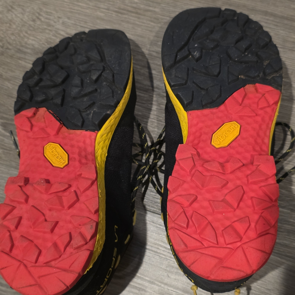 La Sportiva Black and Yellow Athletic Shoes - Picture 5 of 6